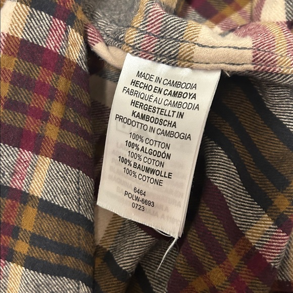 Men’s Legendary Whitetails Cotton Long Sleeve Plaid Flannel Top Size 3XT - Picture 8 of 8